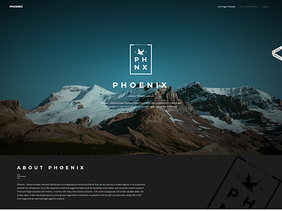 Phoenix - Minimal Multipurpose WordPress Theme