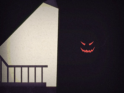 I'm watching you! 2d animation animation 2d animation after effects camera shake dark halloween halloween2019 im watching light motion animation motiondesign pumpkin scary scary halloween vector animation