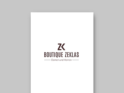 Fashion Outlet Flyer branding design typography