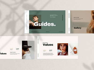 Brand Guideline Template #3 app branding design graphic design illustration logo typography ui ux vector