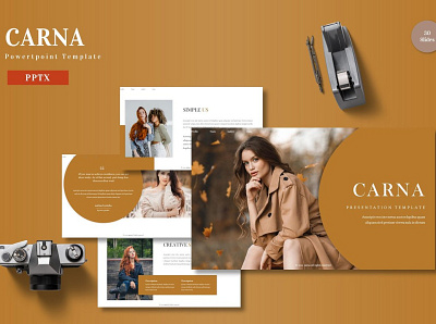 Carna - Powerpoint #PREVIEW 01 app branding design graphic design illustration logo typography ui ux vector