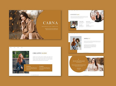 Carna - Powerpoint #PREVIEW 03 app branding design graphic design illustration logo typography ui ux vector