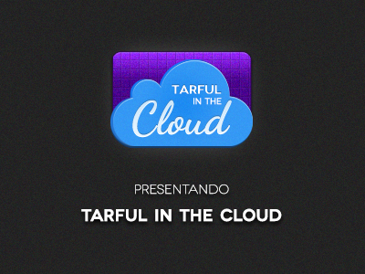 Tarful In the Cloud black blue cloud grey icon logo portfolio purple service social networks tarful tarful in the cloud white