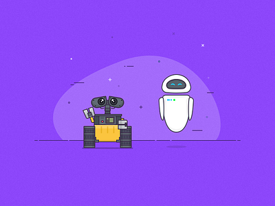 Wall E And Eve By Sal On Dribbble