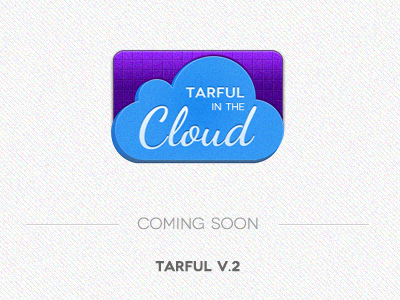 Tarful in the Cloud blue cloud grey logo purple service tarful tarful v2