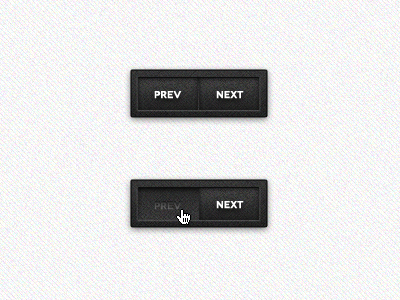 Little Pagination black button gray icon link navigation pagination tarful white