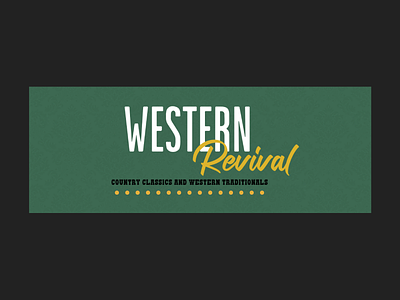 Westen Revival branding design graphic design illustration logo typography vector