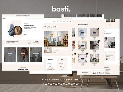 Basti - Block (FSE) WooCommerce Theme art design fashion fashion blog shop web design website woocommerce wordpress yoga
