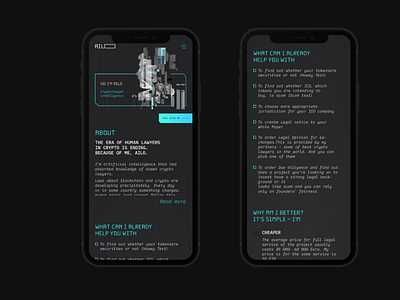 AILO: web design mobile