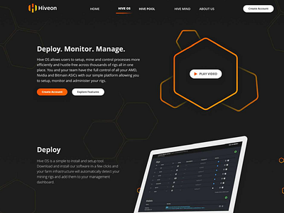 Hiveon web design ui ux webdesign website