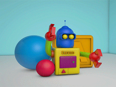 Chevito Robot animación besc character design cinema 4d robot toy
