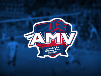 AMV / Branding amv ball brand identity branding coat of arms logo marca mark volley volleyball