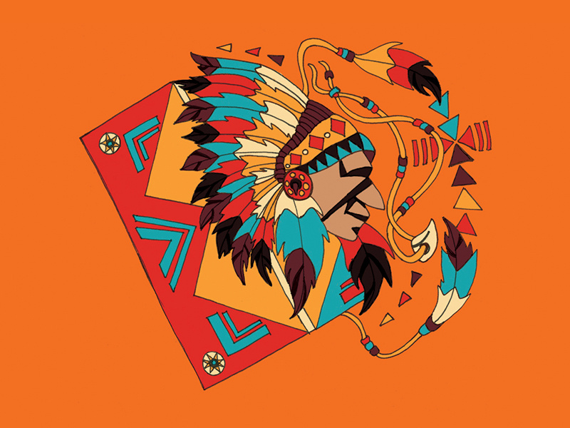 Illustration sioux dribbble