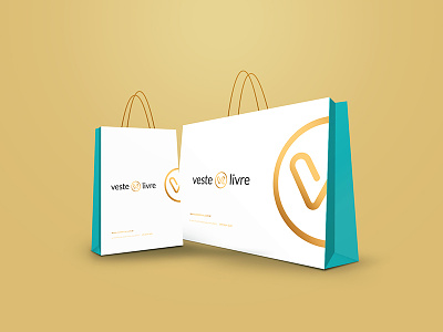 Veste Livre / Branding brand identity branding fashion logo marca mark paper bags symbol veste livre