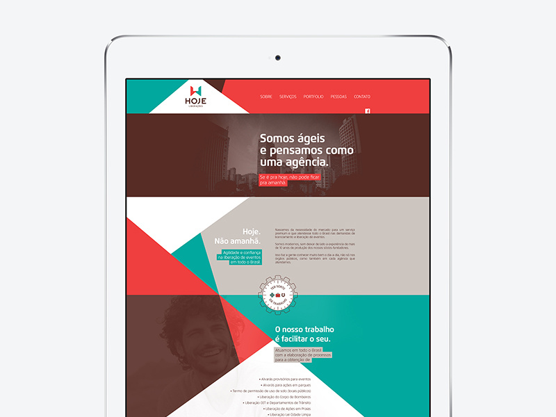 Hoje Liberações / Branding / Website website site branding brand brand identity logo mark marca symbol