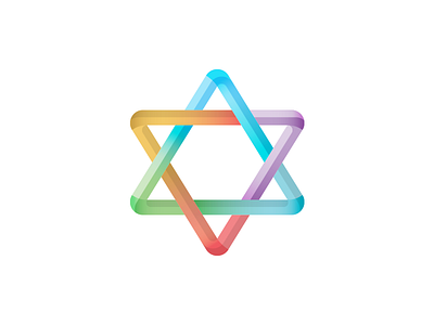 Elisabeth Olivatti / Branding brand brand identity branding corporate identity logo magen david marca mark shield of david star of david symbol visual identity