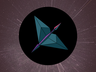 Origami starfighter branding graphic design logo music origami starfighter vector video games