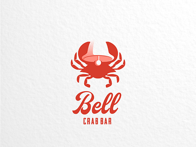 Bell crab bar brand branding crab foodanddrink graphicdesigns logo logodesign logodesigner restaurant seafood vector