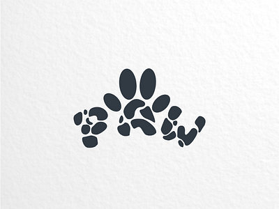 PAW animal apparel brand branding creativelogo design dog dualmeaning graphicdesigns logo logodesigner logodesigns paw puppies