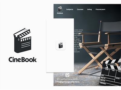 cinebook animal brand branding cinema doublemeaning illustration logo logodesign logodesigner logodesigns movie production company vector