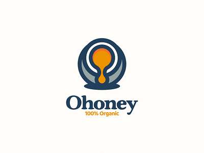 ohoney brand branding design doublemeaning dualmeaning graphicdesigns honey logo logodesign logodesigns vector