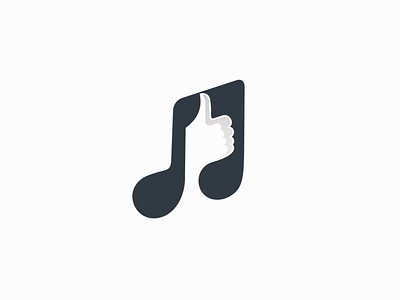 good music brand branding doublemeaning dualmeaning illustration logo logodesign logodesigner logodesigns music thumb thumbsup vector