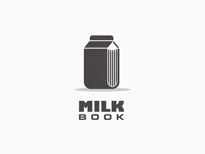 milk book branding doublemeaning dualmeaning graphicdesigns illustration logo logodesign logodesigns ux vector