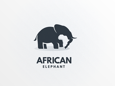 african Elephant africa animal brand branding dualmeaning elephant graphicdesigns illustration logo logodesign logodesigns vector