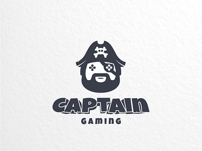 captain Gaming brand branding doublemeaning dualmeaning gaming graphicdesign illustration logo logodesign logodesigns pirate vector