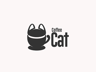 coffee cat animal brand branding cat coffee design doublemeaning dualmeaning logo logodesign logodesigns vector