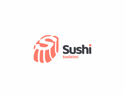 sushi brand branding design doublemeaning dualmeaning illustration japanese japanese food logo logodesign logodesigner sushi vector