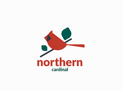 northern cardinal brand branding design illustration logo logodesign logodesigns ui ux vector