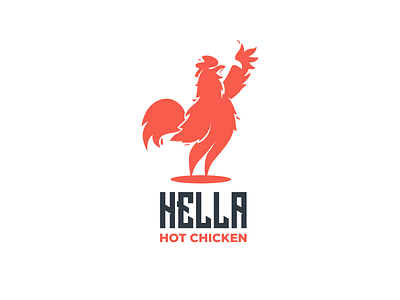 Hella Hot Chicken brand branding design illustration logo logodesign logodesigns ui ux vector