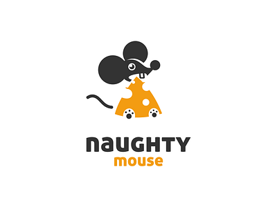 naughty mouse brand branding design illustration logo logodesign logodesigns mouse ui ux vector