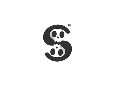 Letter S for skull logo mark brand design illustration logo logodesign logodesigns vector