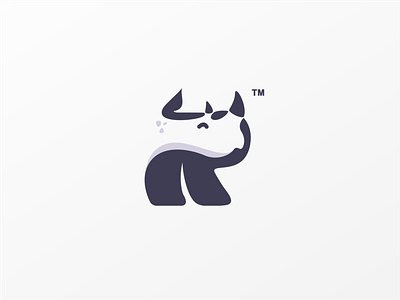 Rhino brand branding design illustration logo logodesign logodesigns ui ux vector