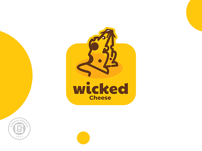 Wicked Cheese logo concept brand branding cheese design illustration logo logodesign logodesigns ui ux vector