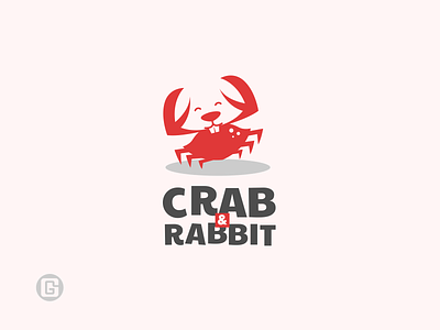 Crab & Rabbit brand branding design illustration logo logodesign logodesigns ui ux vector