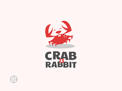 Crab & Rabbit brand branding design illustration logo logodesign logodesigns ui ux vector