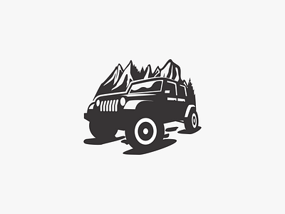 Jeep car jeep logo logodesigns mountain offroad