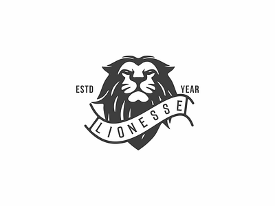 Lion Logo animal brew design lion logo logodesigns vintage
