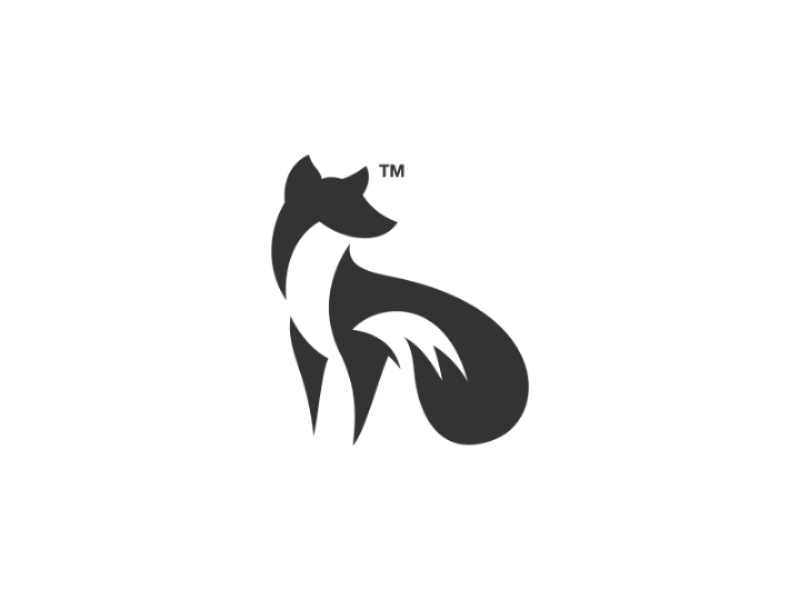 Fox negativespace logo by Garasigrafis on Dribbble