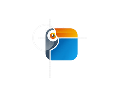 Toucan animal app bird brand design graphicdesign grid icon identity logo toucan