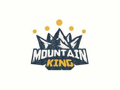 Mountain king logo concept