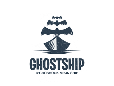 Ghost ship bat ghost pirate sailing sea ship