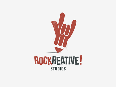 Rockreative brand creative design logo logodesign logoinspirations rock