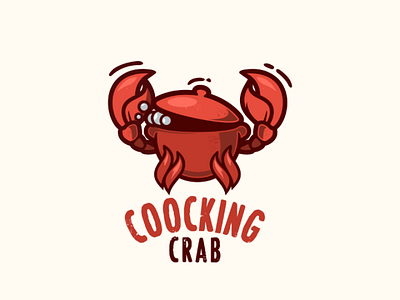 Cooking crab cooking crab design doublemeaning food foodanddrink logo logoinspirations sea seafood vector