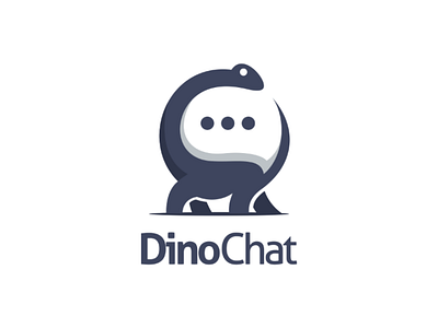 Dino chat chat chatting design dinosaurs doublemeaning logo logodesigns meaningful socialnetwork vector