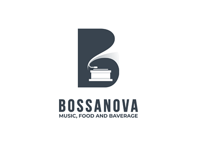 Bossanova foodanddrink illustration logo logodesigner logodesigns music vector