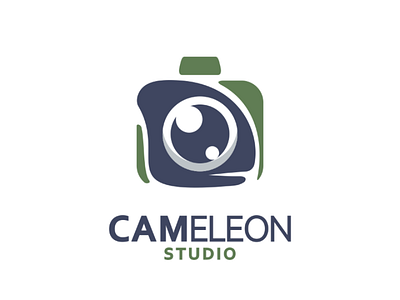 Cameleon brand camera chameleon doublemeaning illustration logo logodesigns photography vector